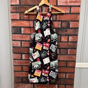 Stylish Black Printed Women's Dress